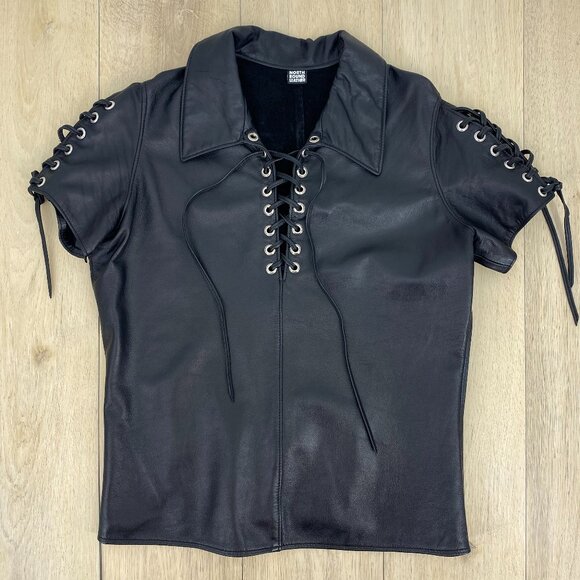 Men's North Bound Leather Lace Up Top Sz Med - Picture 7 of 13